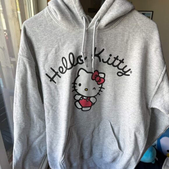 Sanrio Hello Kitty gray hoodie size small - Picture 1 of 4
